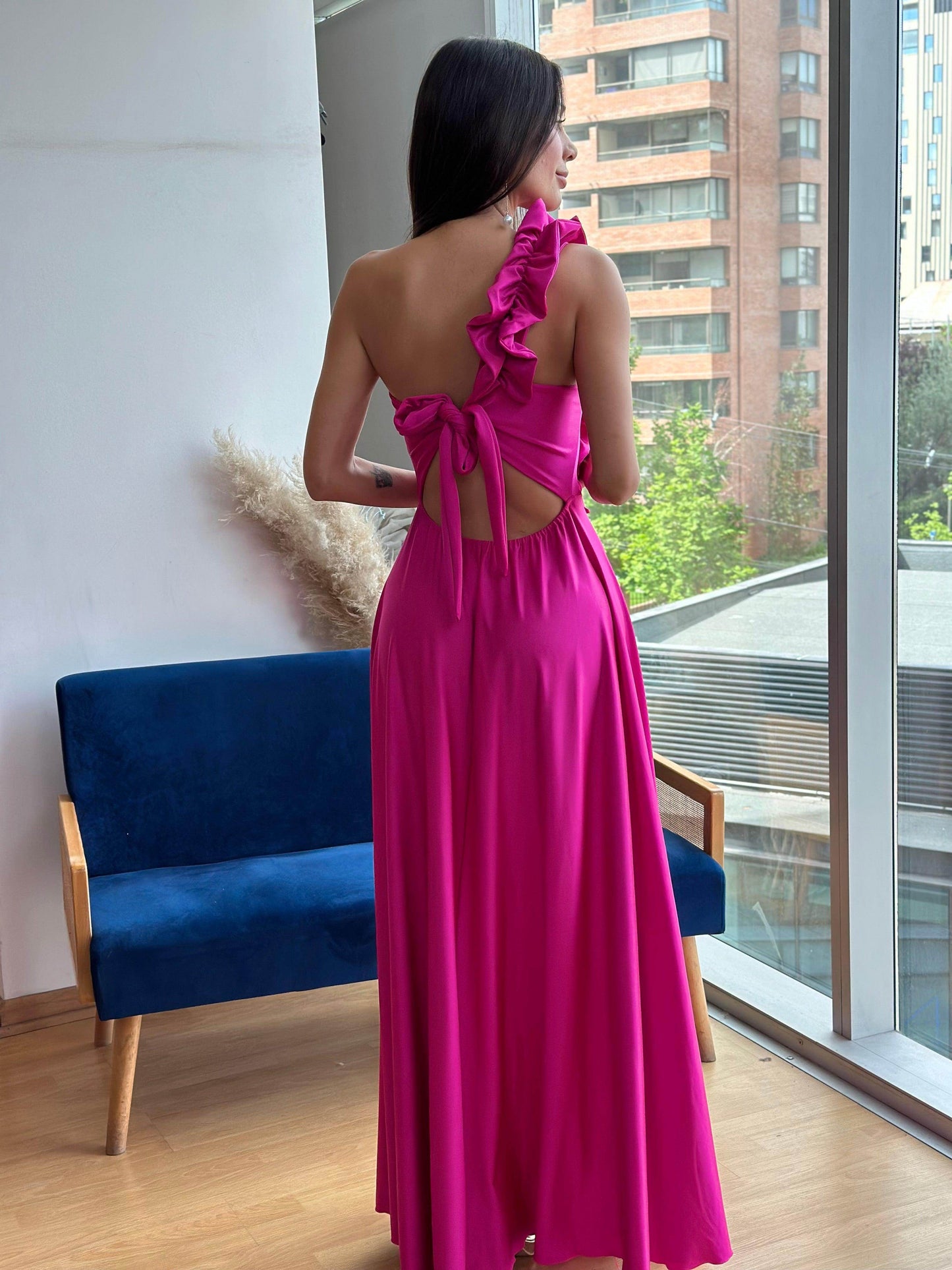 Vestido Pilar Fucsia - Cathalea