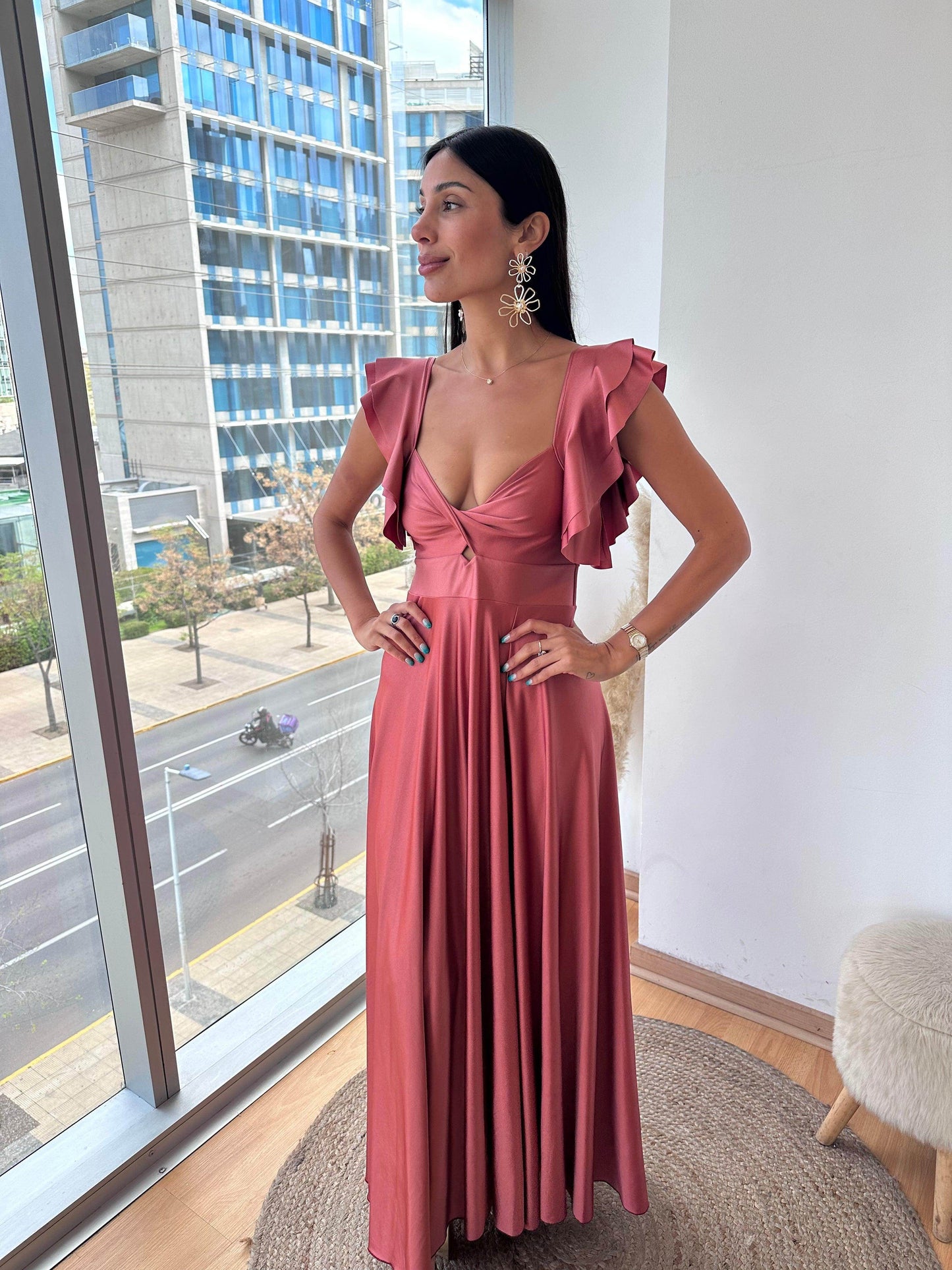 Vestido Kala Rosa Viejo - Cathalea
