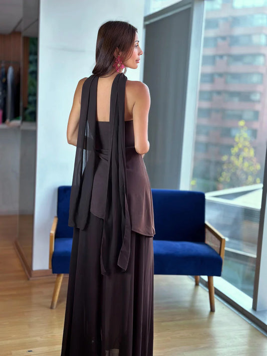 Vestido Camille - Café Chocolate