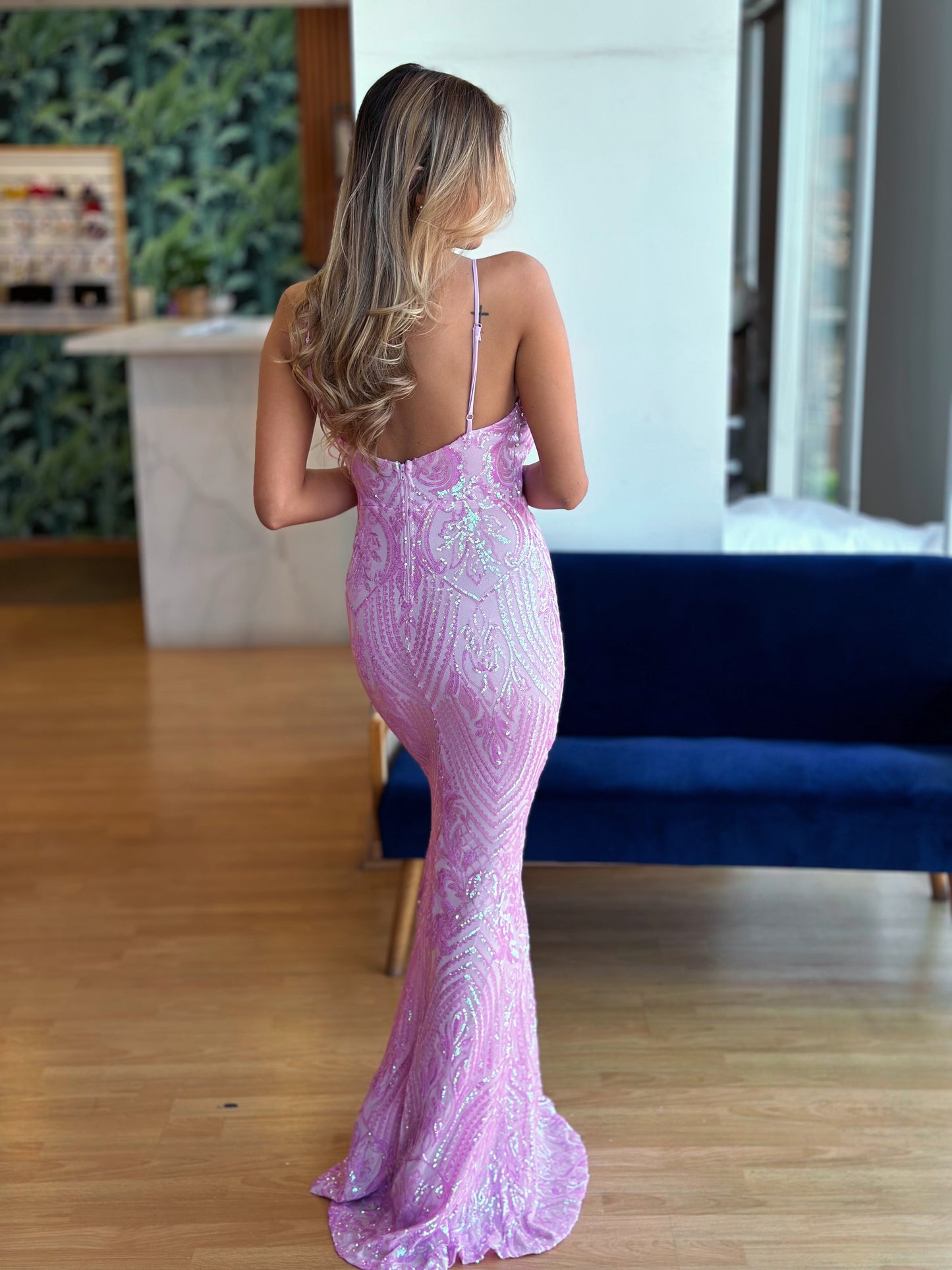 Vestido Malibú Rosa
