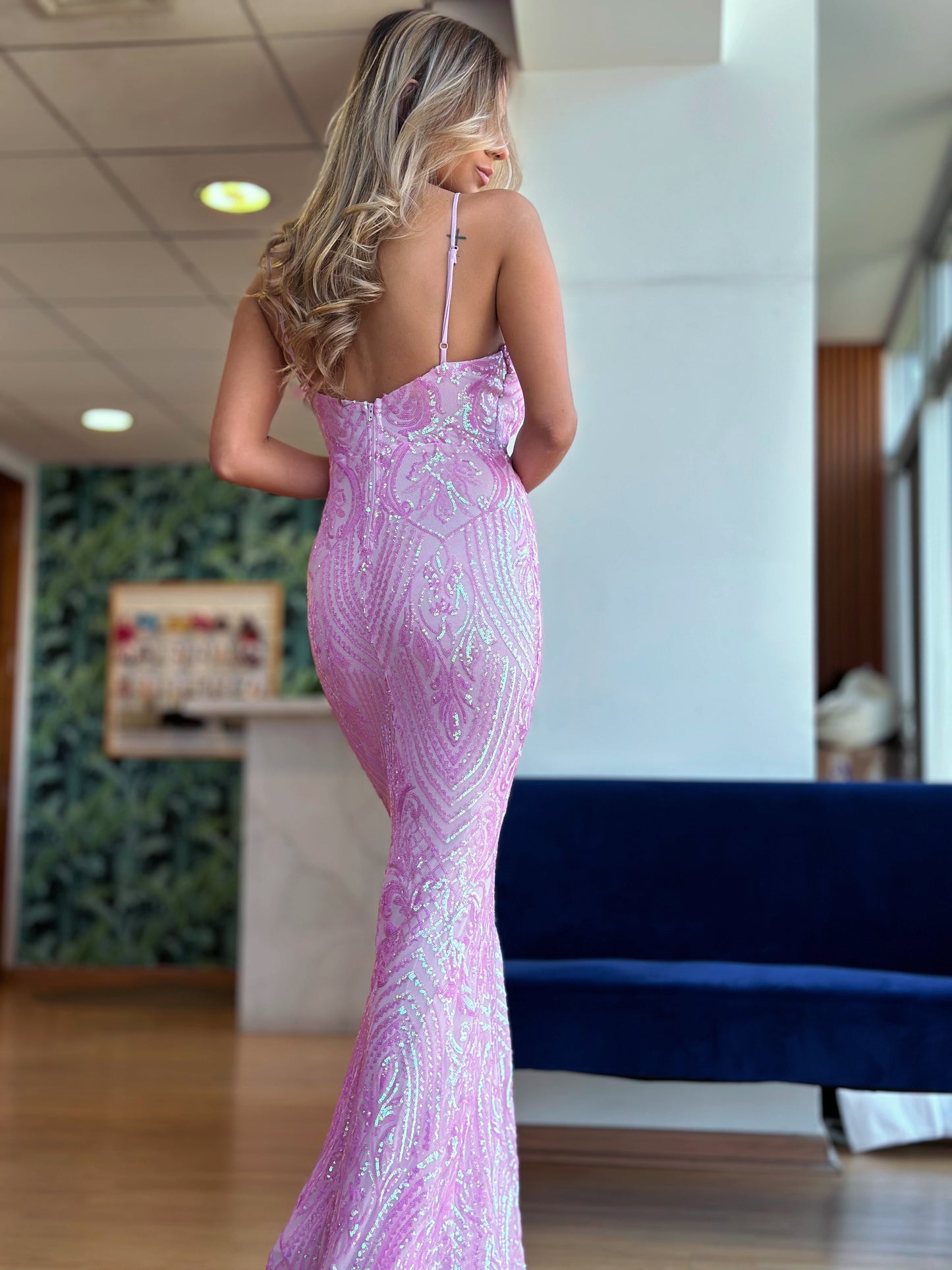 Vestido Malibú Rosa