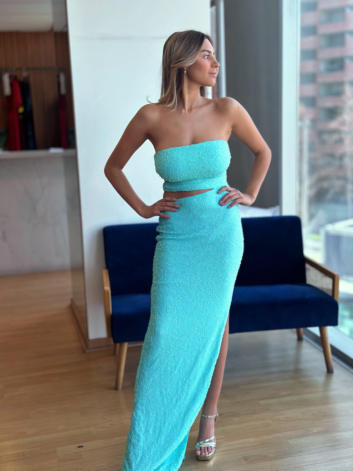 Vestido Capri Menta