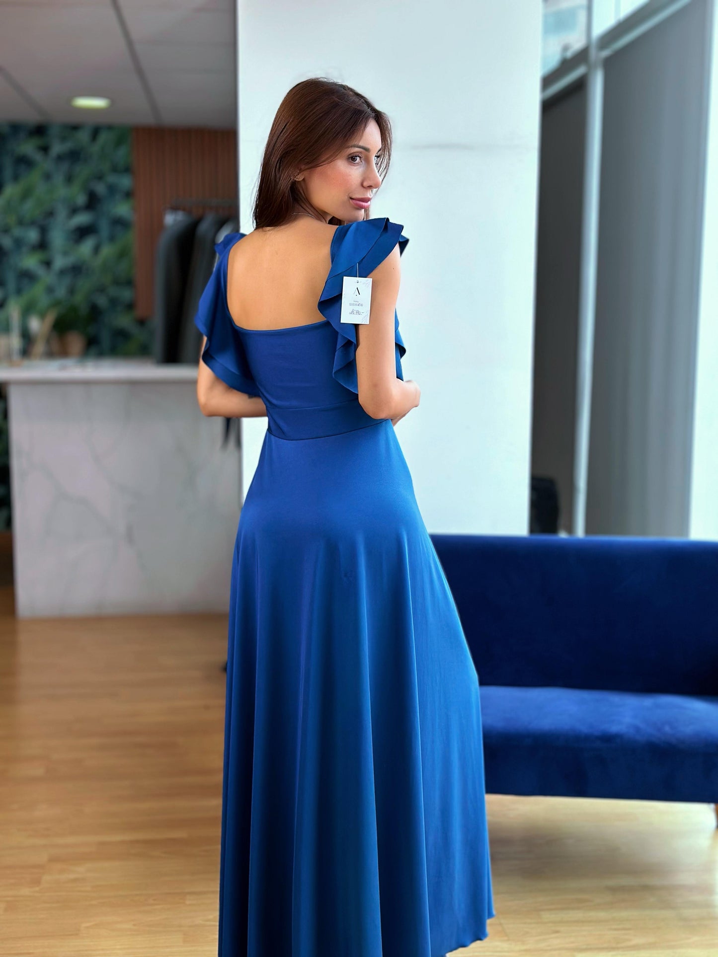 Vestido Kala - Azul Petroleo
