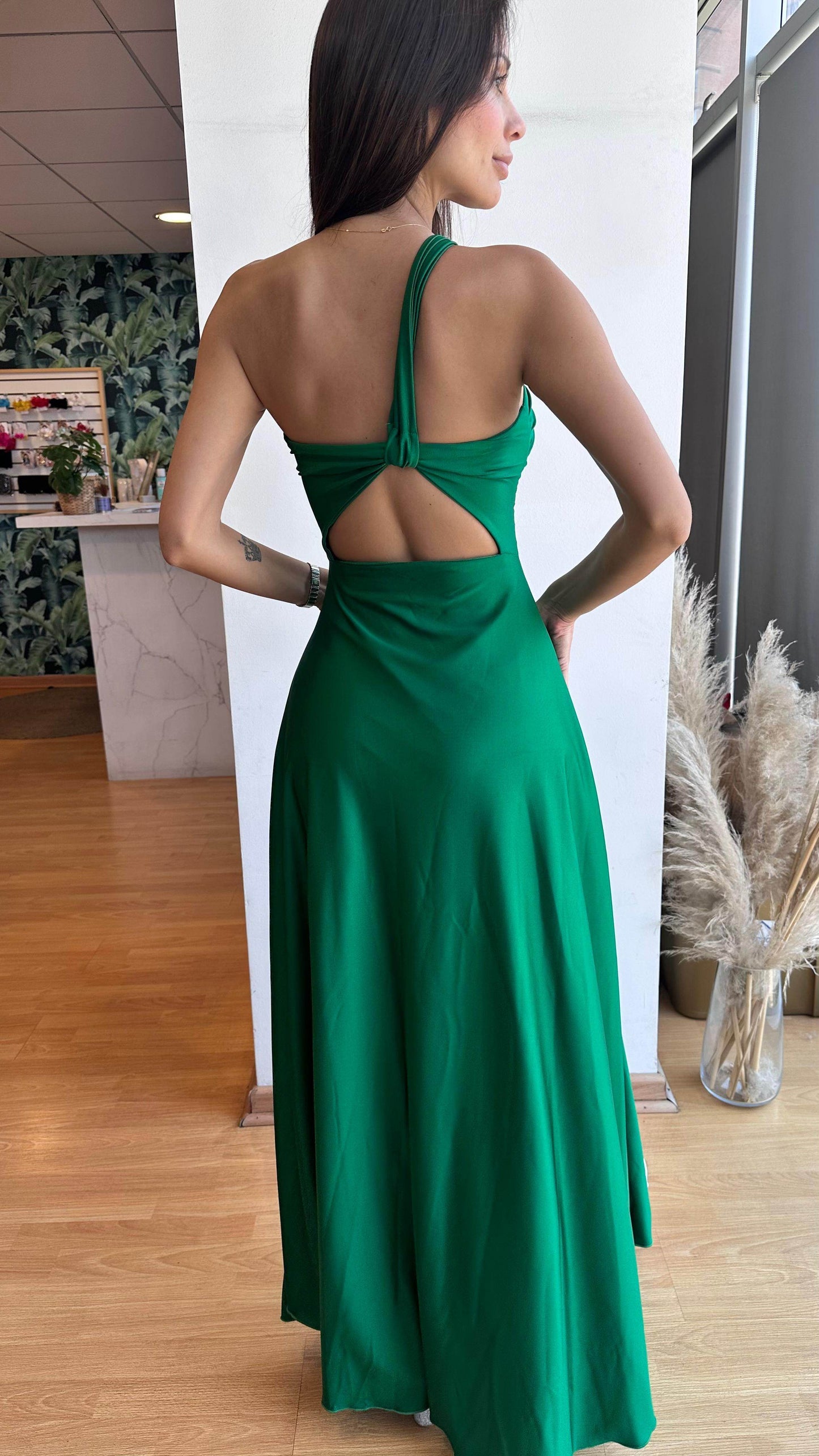 Vestido Nerea Verde Manzana - Cathalea