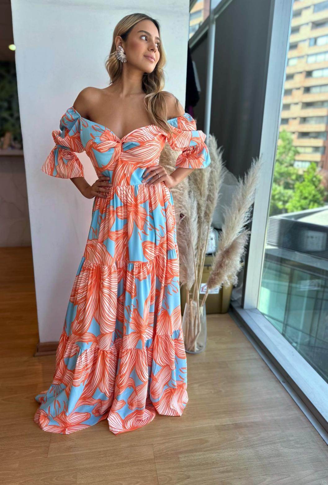Vestido Gemma Estampado - Cathalea