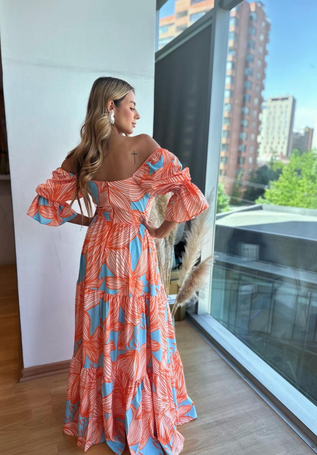 Vestido Gemma Estampado - Cathalea