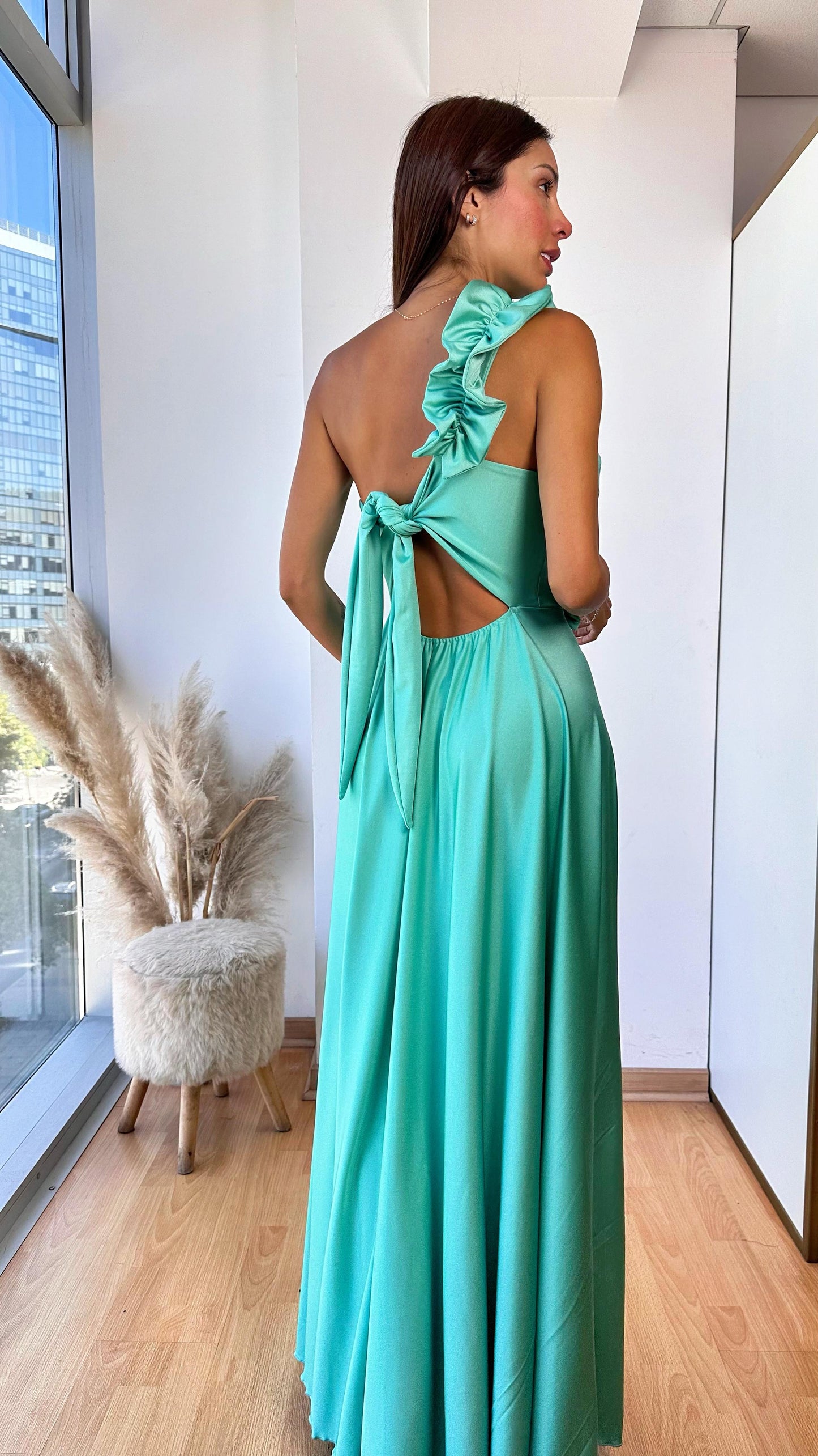 Vestido Pilar Verde Menta