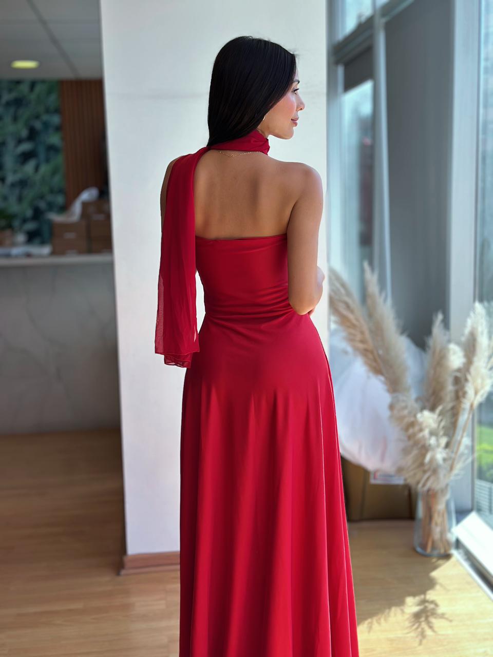 Vestido Atenea - Rojo