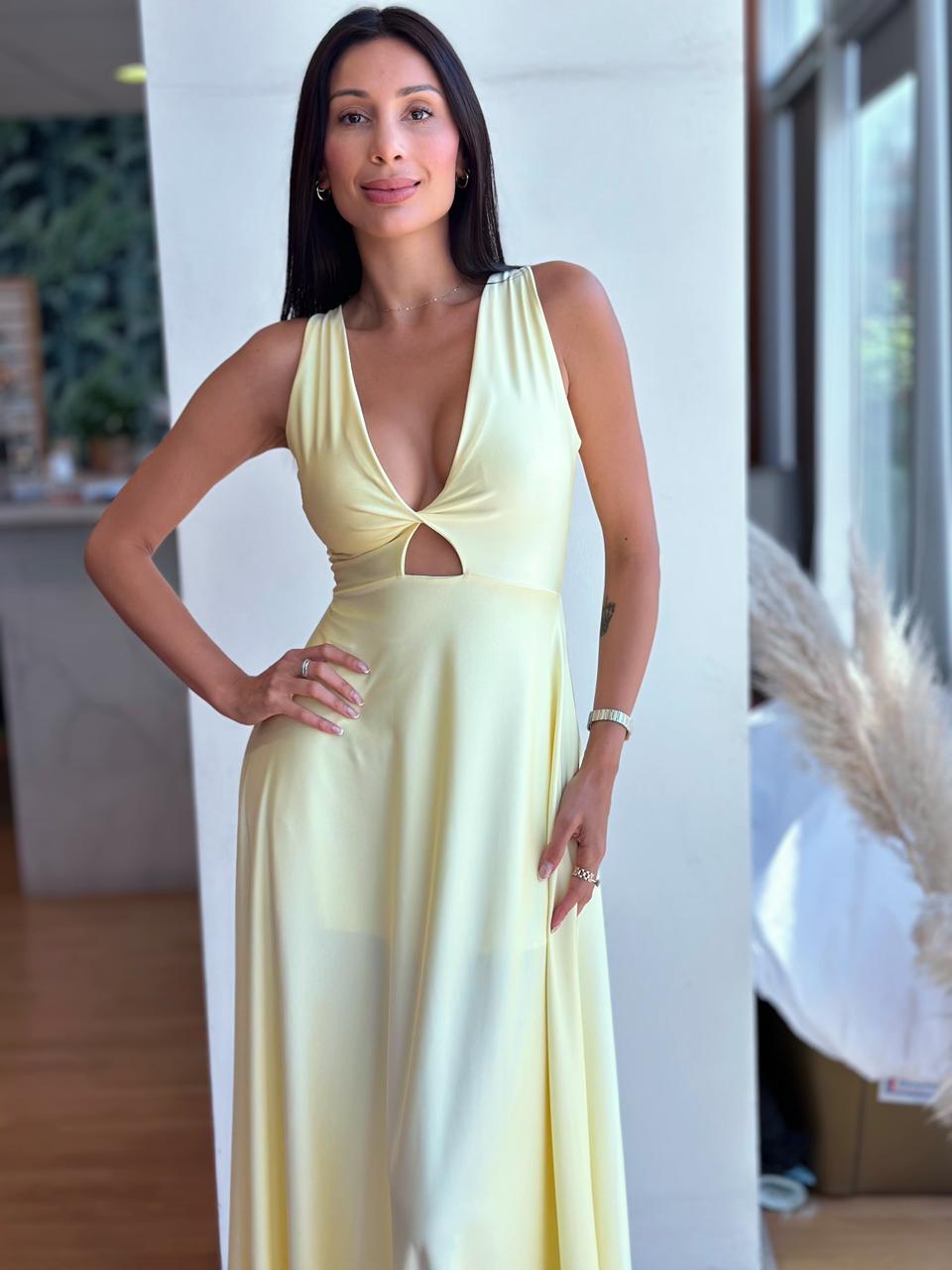Vestido Bimba - Amarillo Pastel