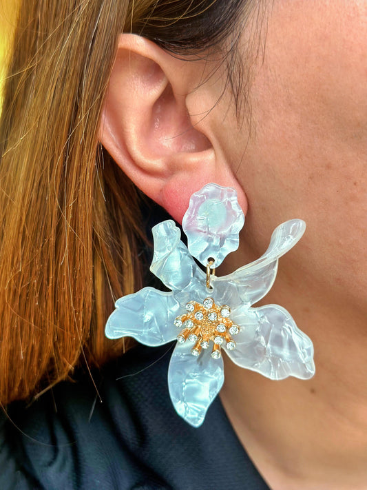 Aros Flora Blanco Hueso