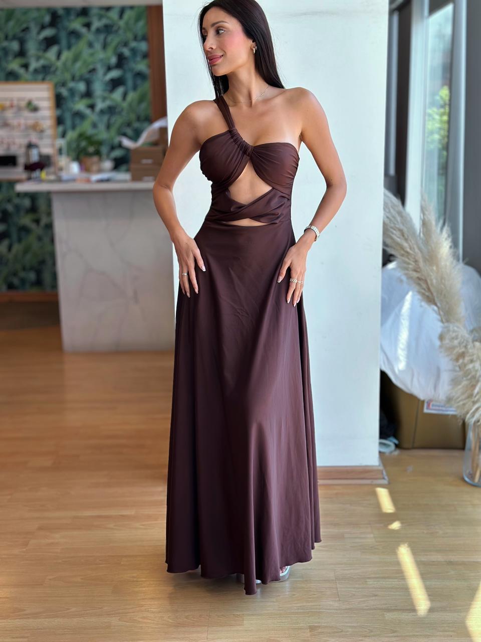 Vestido Nerea - Café Chocolate