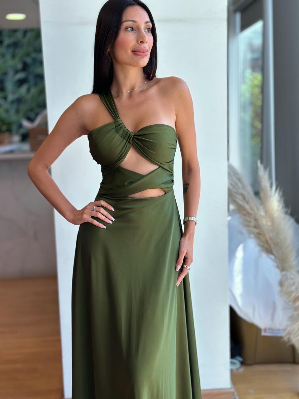Vestido Nerea - Verde Olivo