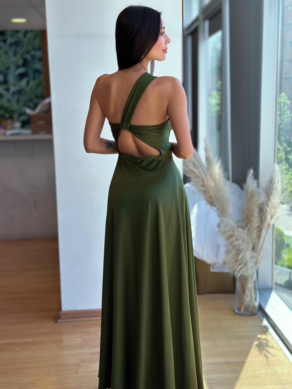 Vestido Nerea - Verde Olivo