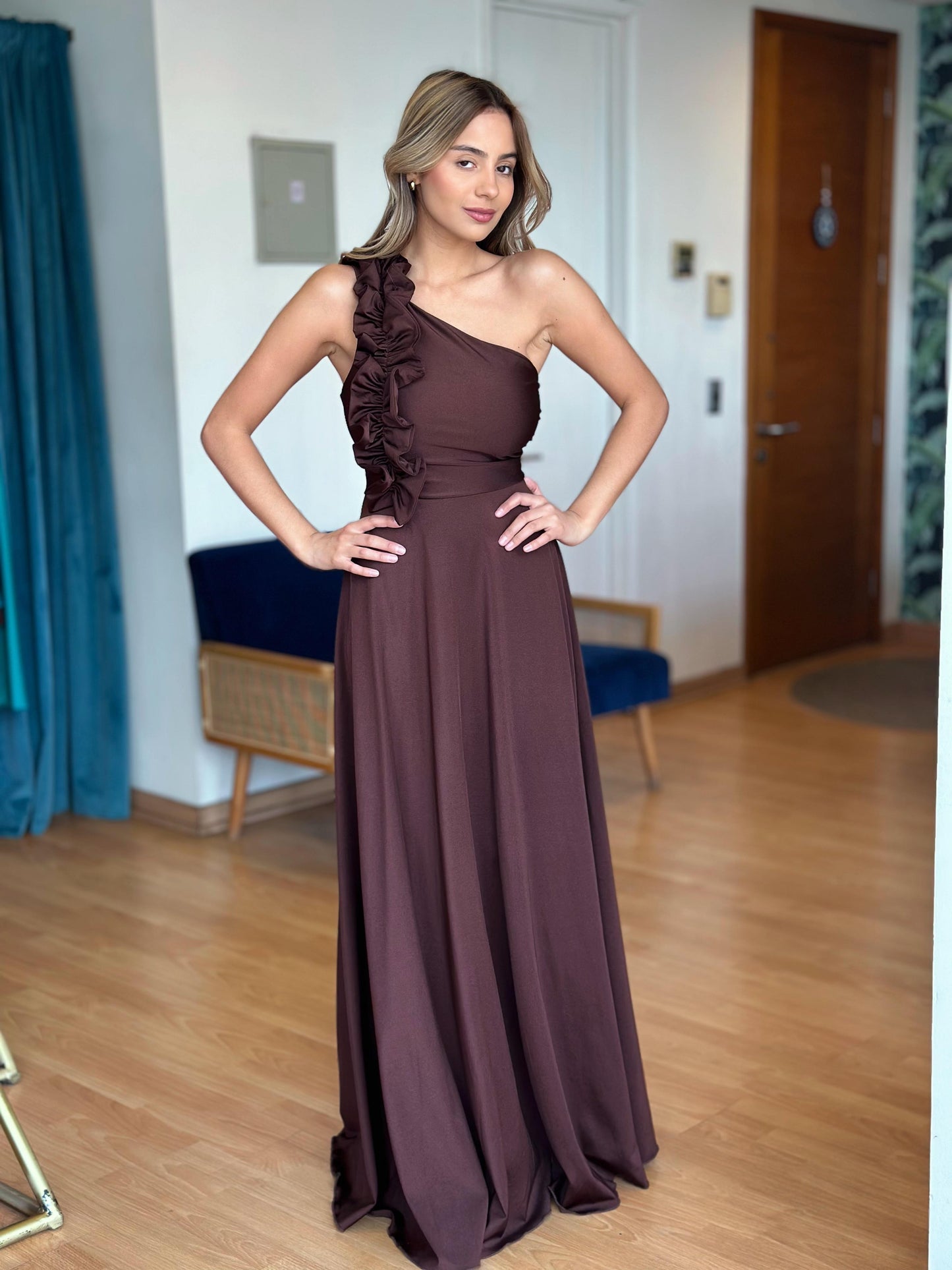Vestido Pilar - Café Chocolate