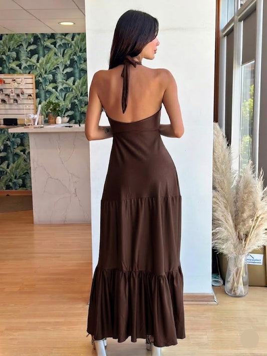 Vestido Asunción - Café Chocolate
