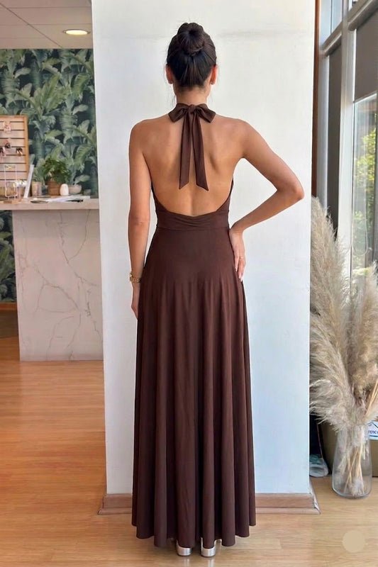 Vestido Abril - Café Chocolate