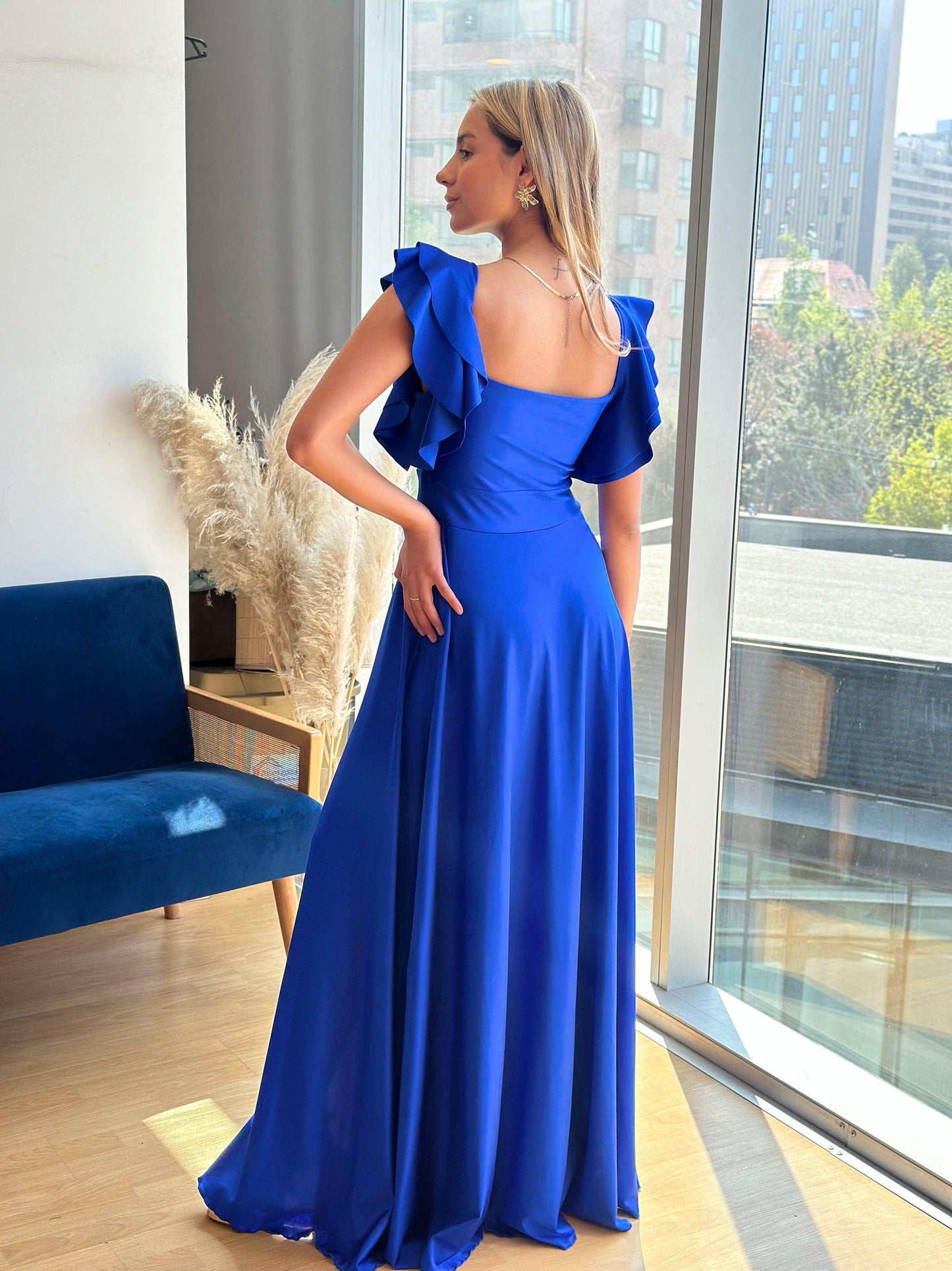 Vestido Kala Azul Rey - Cathalea