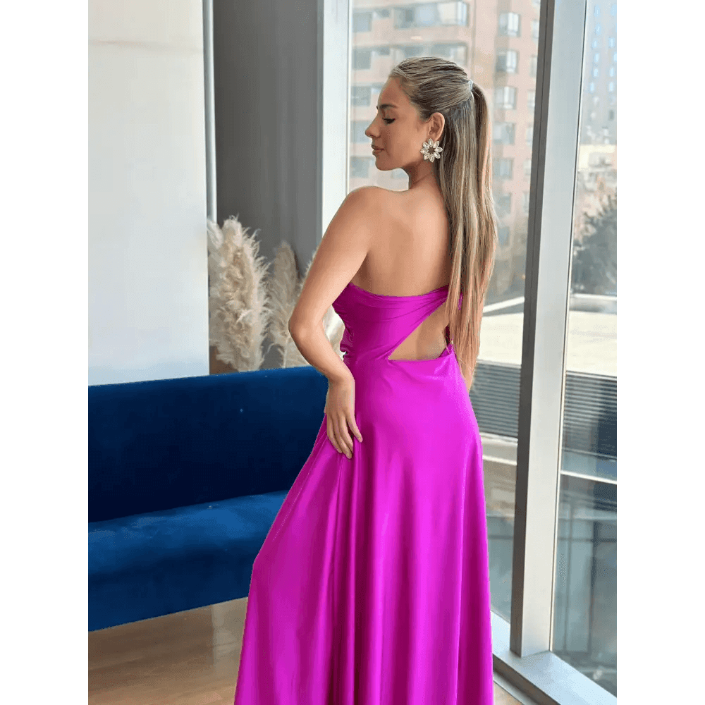 Vestido Nerea Magenta - Cathalea