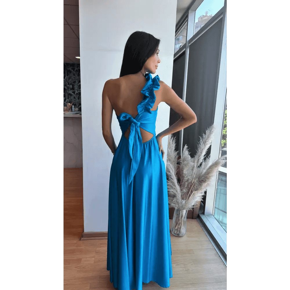Vestido Pilar Turquesa - Cathalea