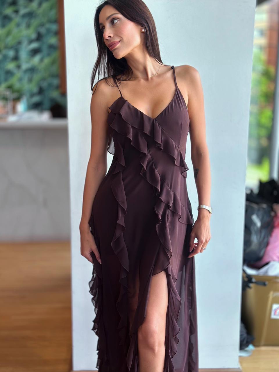 Vestido Luciana - Café Chocolate
