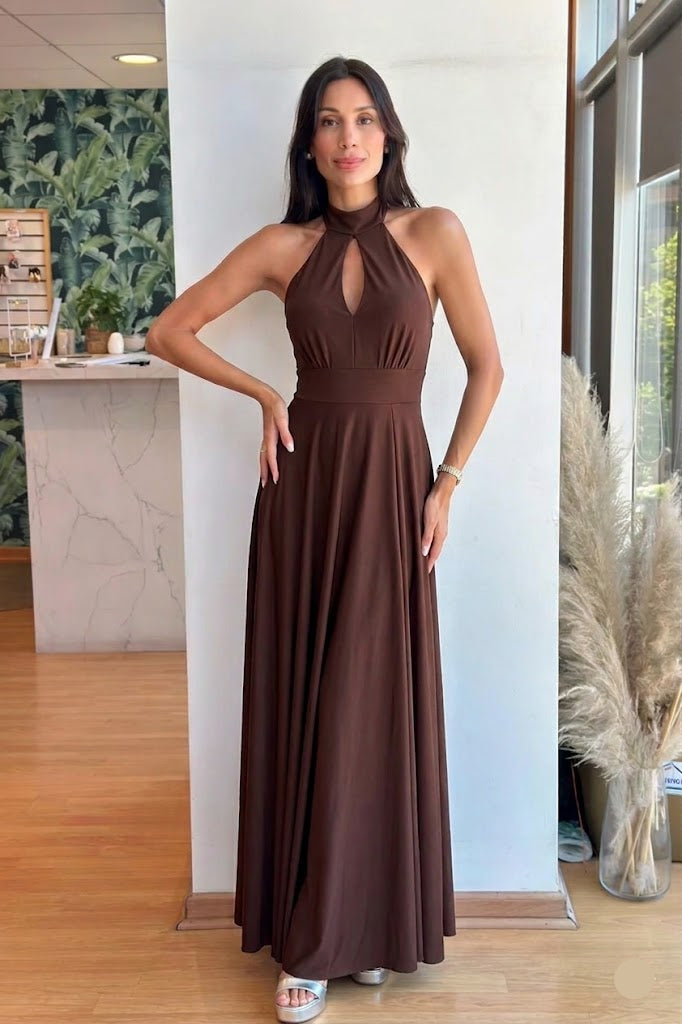 Vestido Abril - Café Chocolate