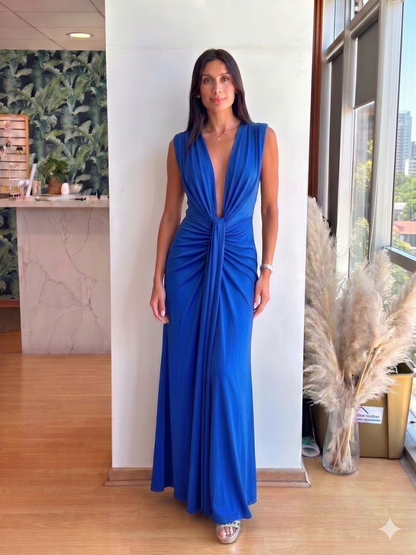 Vestido Grecia - Azul Rey