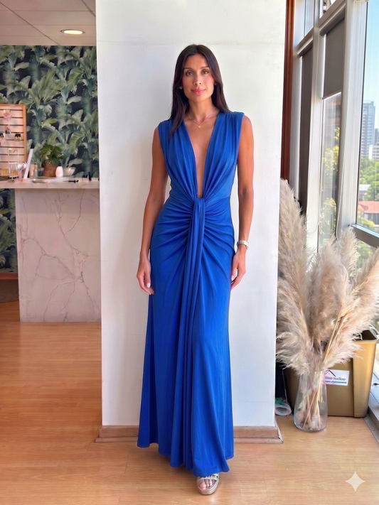 Vestido Grecia - Azul Rey