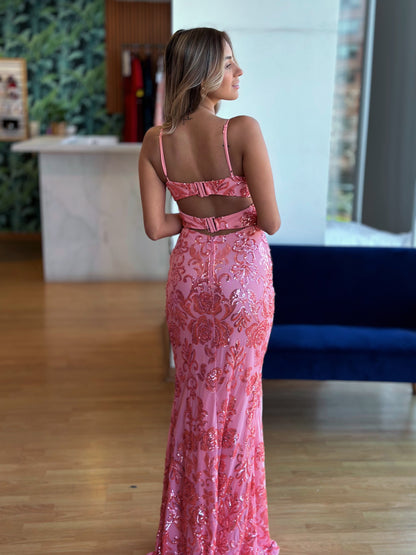 Vestido Eloísa Coral