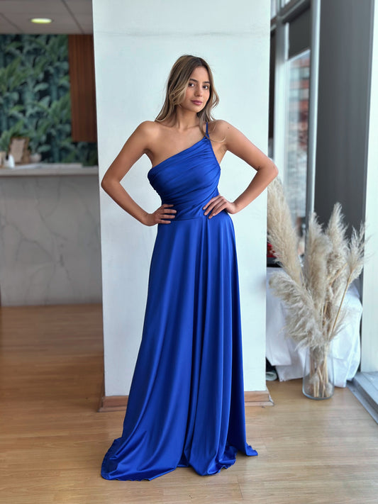Vestido Mila Azul Rey