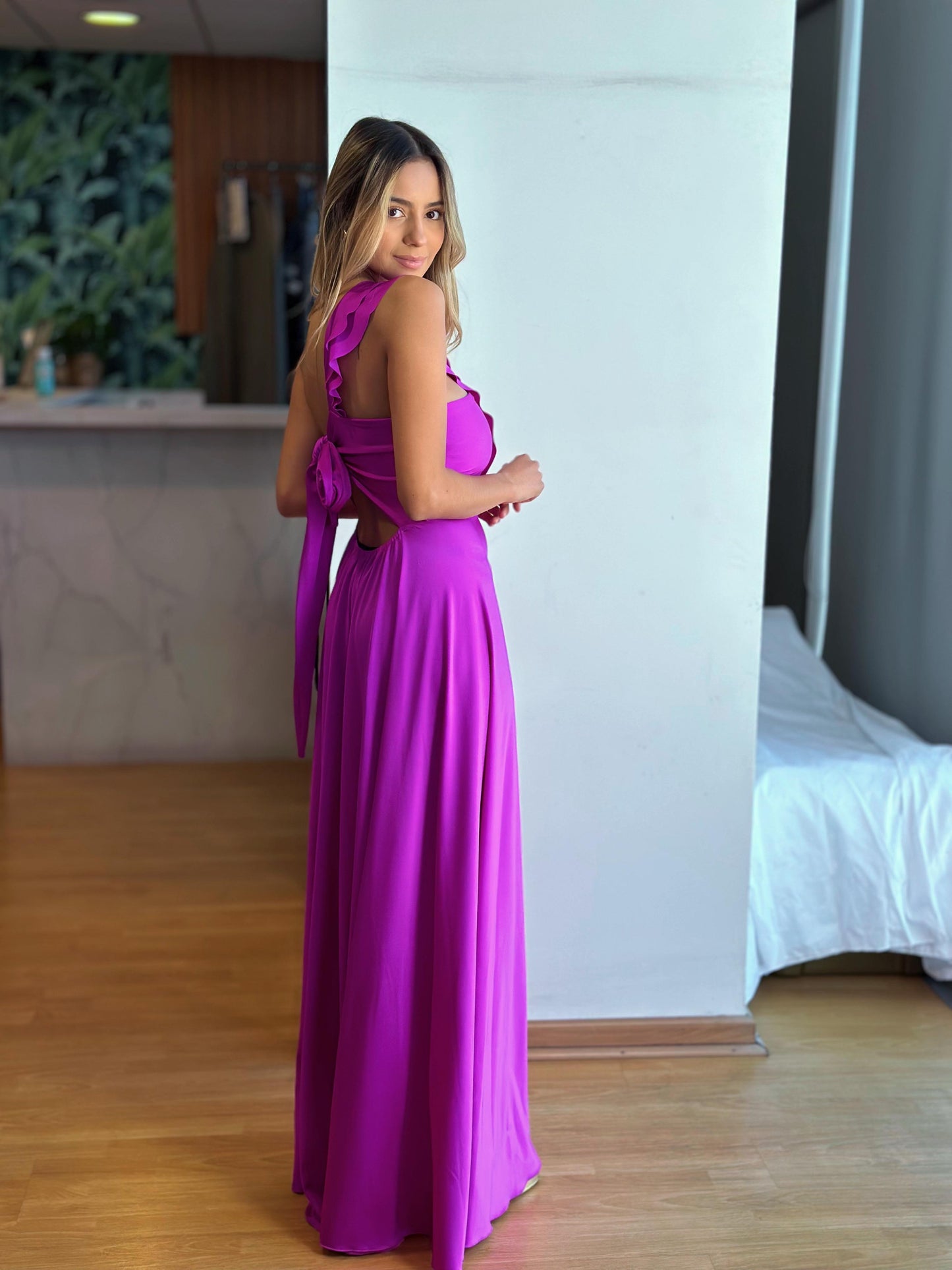 Vestido Fiorella - Magenta