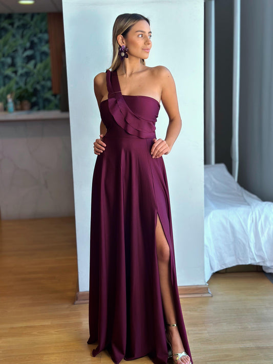 Vestido Fiorella - Burdeo