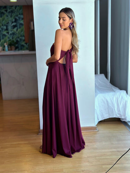 Vestido Fiorella - Burdeo