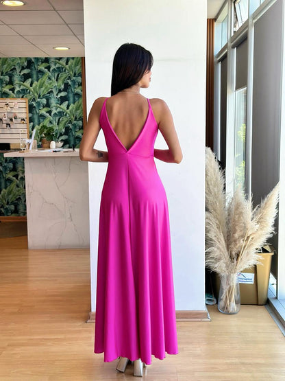 Vestido Lina - Fucsia