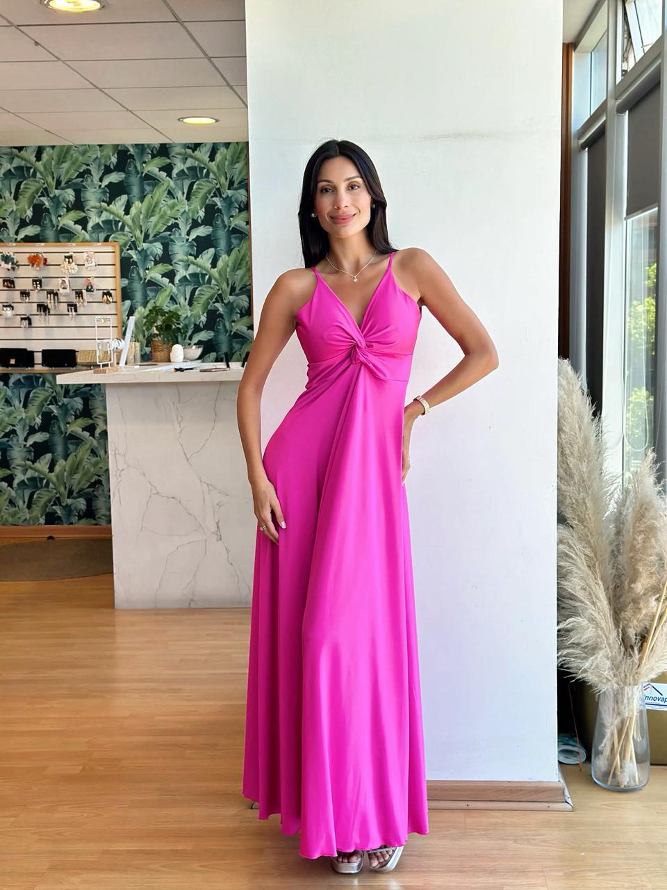 Vestido Lina - Fucsia