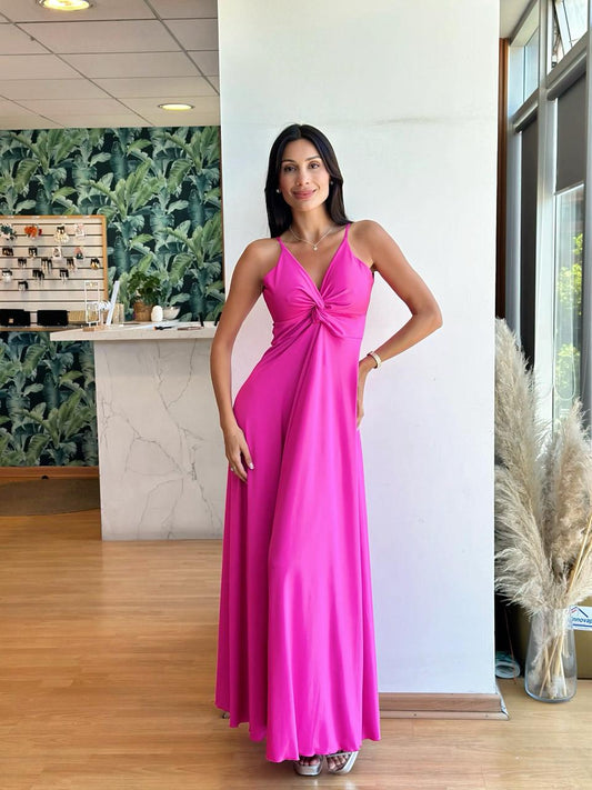Vestido Lina - Fucsia