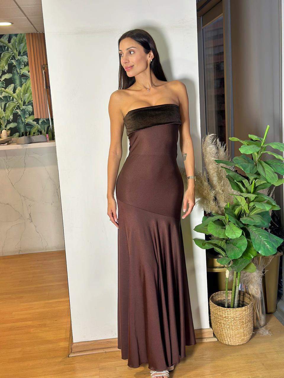 Vestido Petra - Chocolate