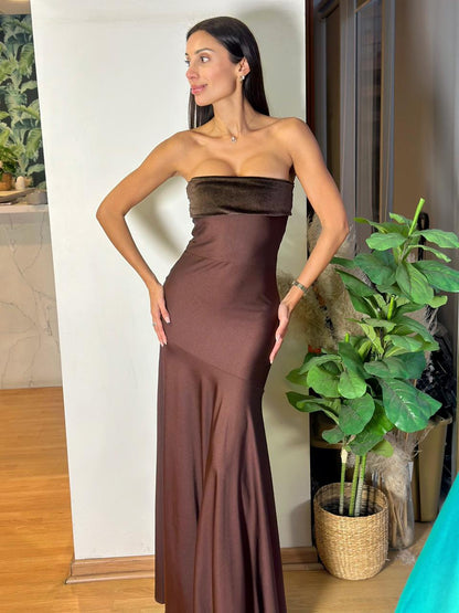 Vestido Petra - Chocolate