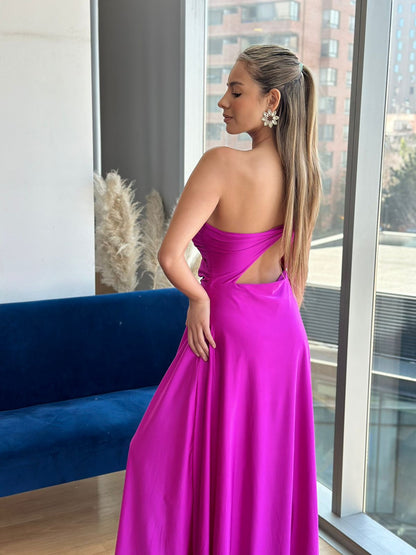 Vestido Nerea Magenta