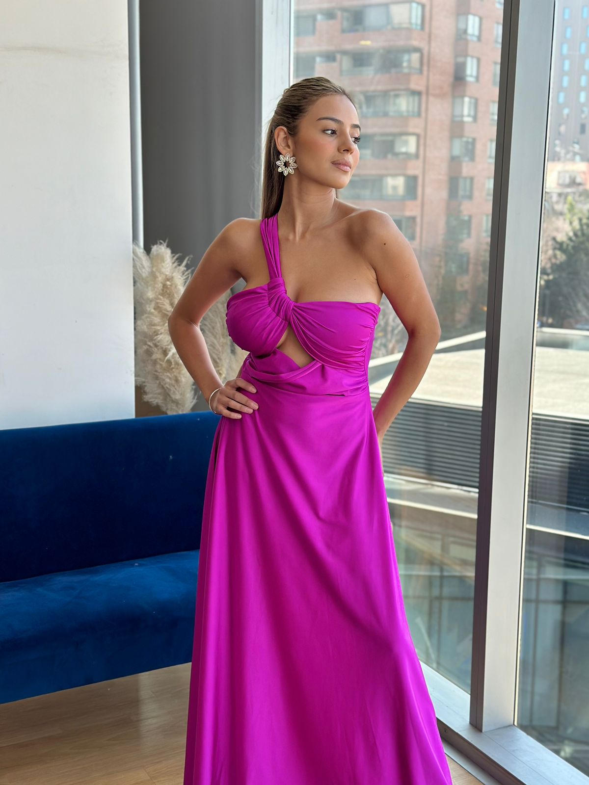 Vestido Nerea Magenta