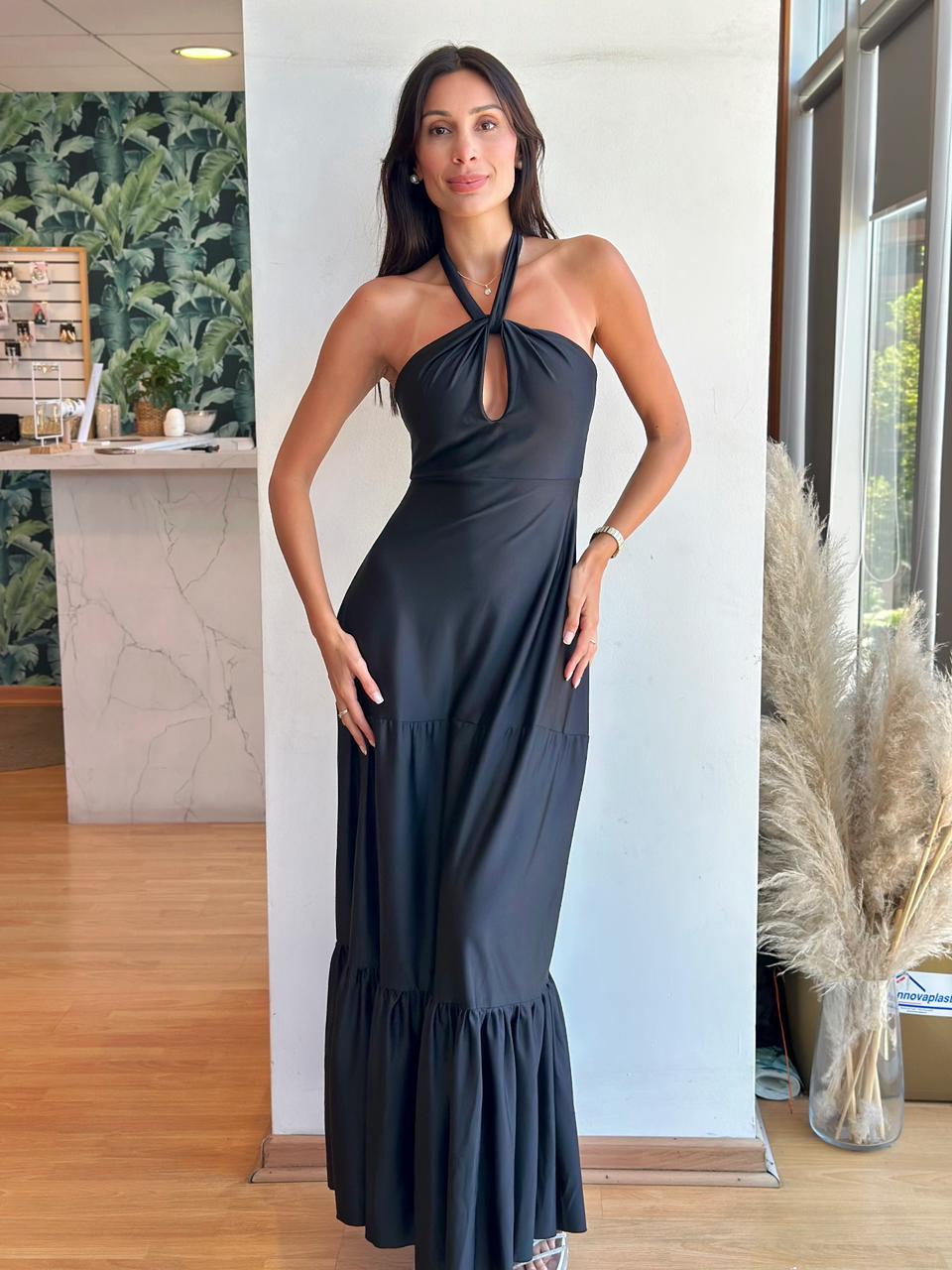 Vestido Asunción - Negro