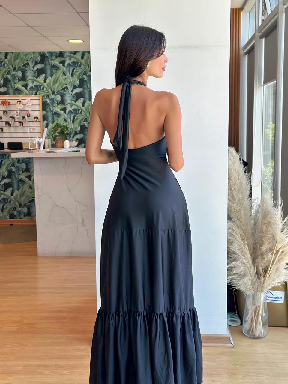 Vestido Asunción - Negro