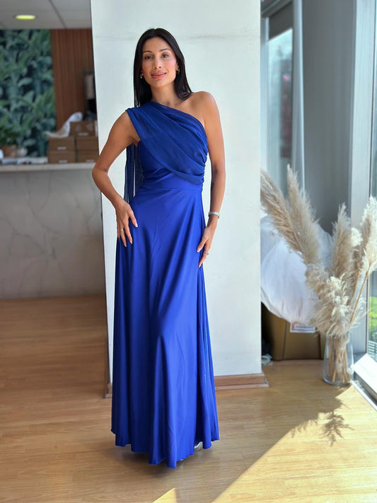 Vestido Atenea - Azul Rey