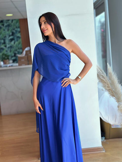 Vestido Atenea - Azul Rey