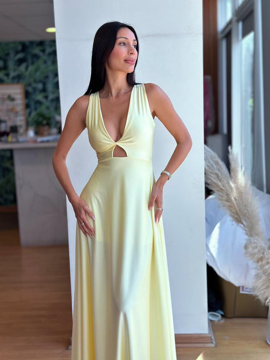 Vestido Bimba - Amarillo Pastel