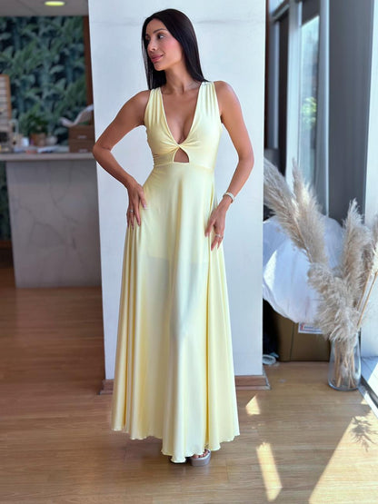 Vestido Bimba - Amarillo Pastel