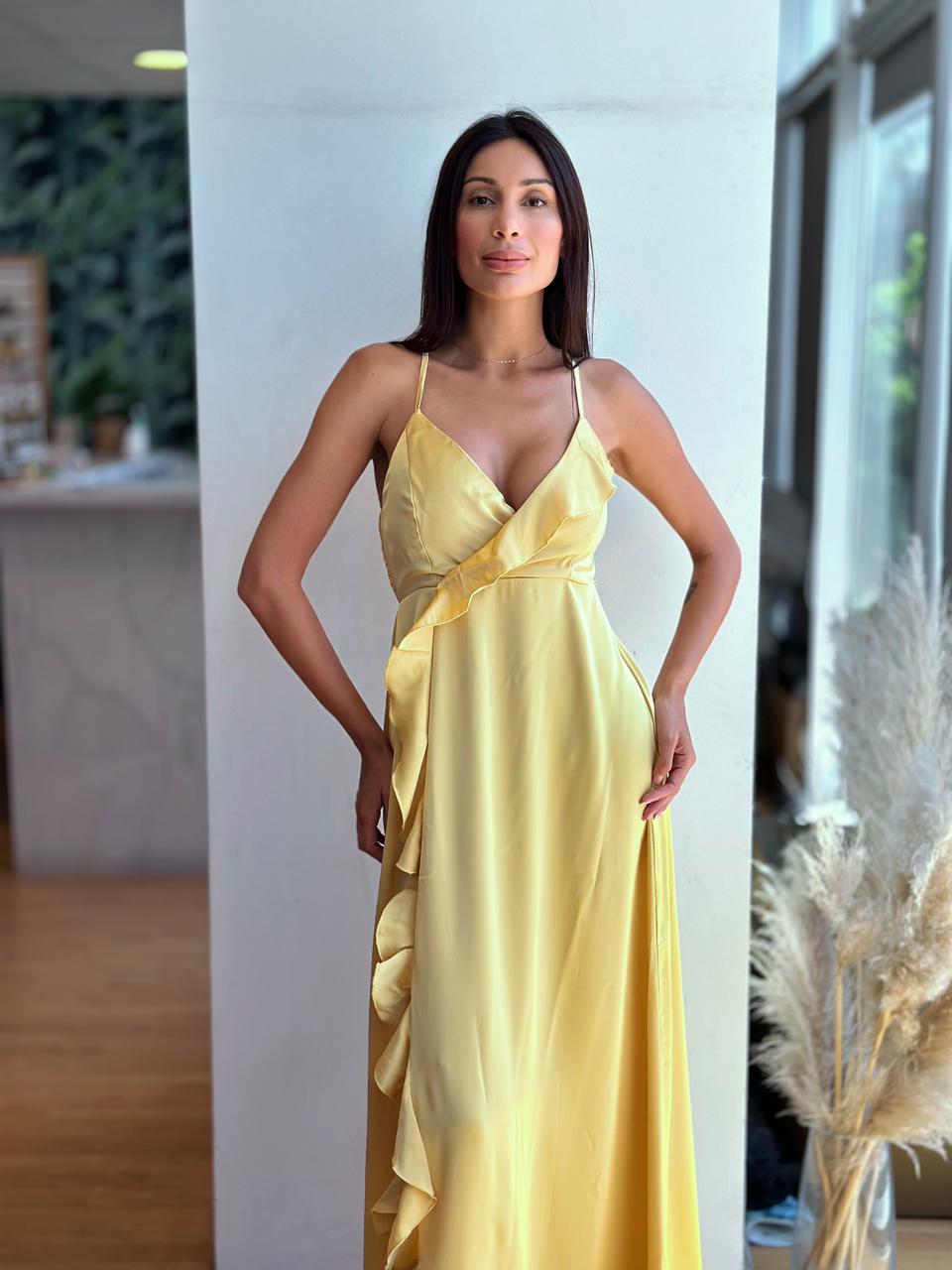 Vestido Cristina - Amarillo