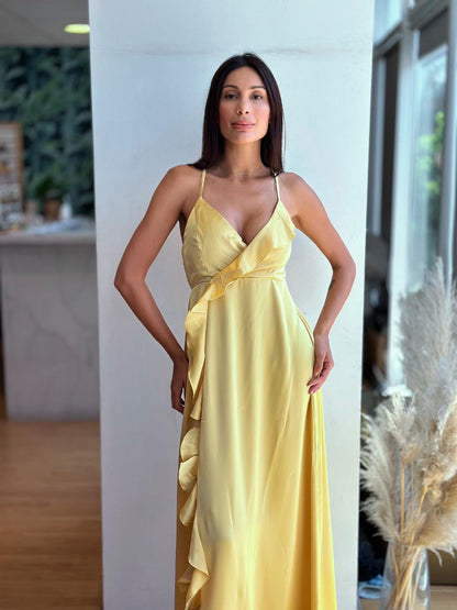 Vestido Cristina - Amarillo