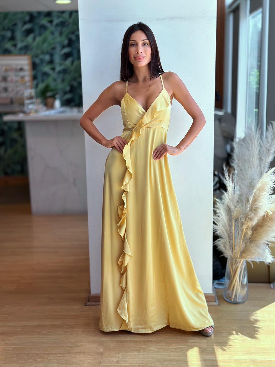 Vestido Cristina - Amarillo