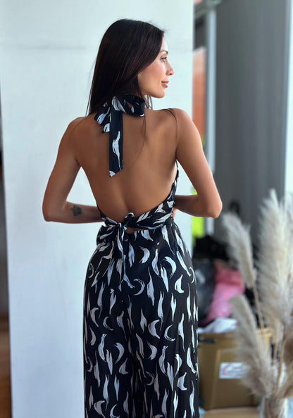 Enterito Cataluña - Negro con Blanco