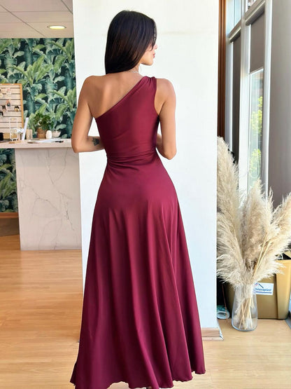 Vestido Isabel - Burdeo